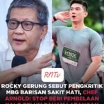 Rocky Gerung Sebut Pengkritik MBG adalah Barisan Sakit Hati, Chef Arnold: Stop Beri Pembelaan Jika Tidak Tahu Kondisi di Lapangan!
